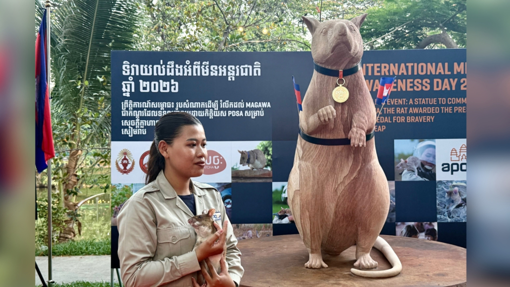 Why Cambodia Built a Giant Rat Statue Wearing a Medal of Honor