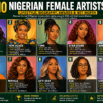 Top 10 Nigerian Female Artists in 2026: Lifestyle, Biography, Awards & Net Worth