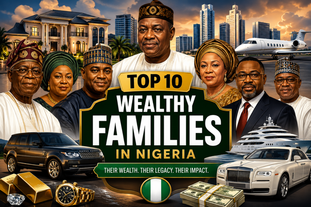 Top 10 Wealthy families in Nigeria 2026