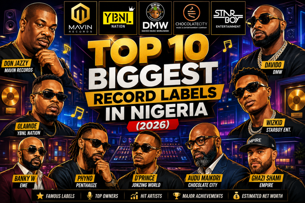 Top 10 Most Famous Record Labels in Nigeria