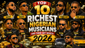Top 10 richest Nigerian musicians 2026