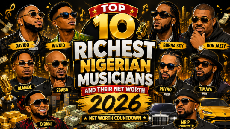 Top 10 richest Nigerian musicians 2026
